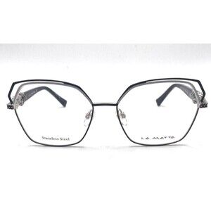 NEW LA MATTA LM3313 Eyeglass Frames Italy made 55-16-135 Case papers cloth Inclu